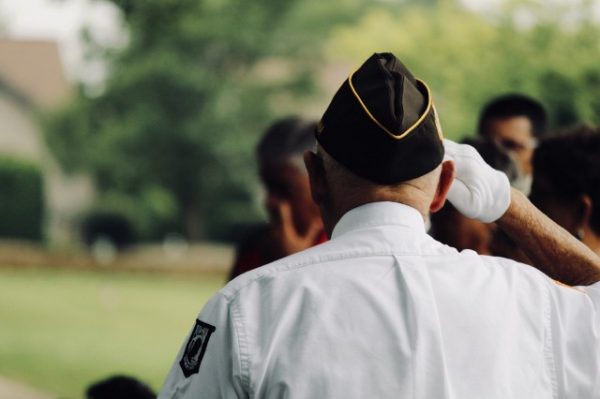 Soldier Saluting